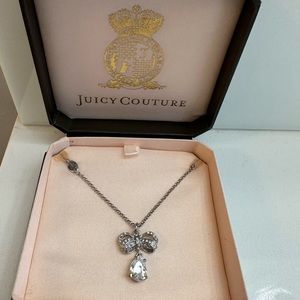 Juicy Couture Bow Pendant Necklace New in Box
